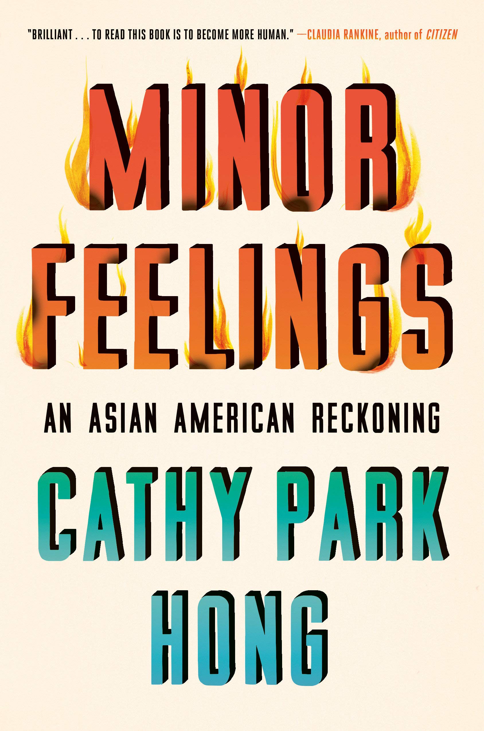 Book Cover of "Minor Feelings" by Cathy Park Hong