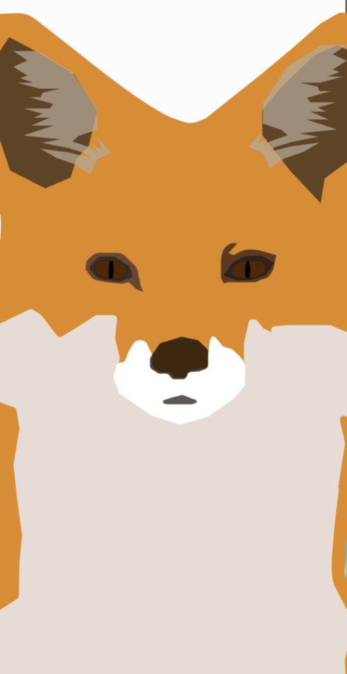 A vector illustration of a fox!